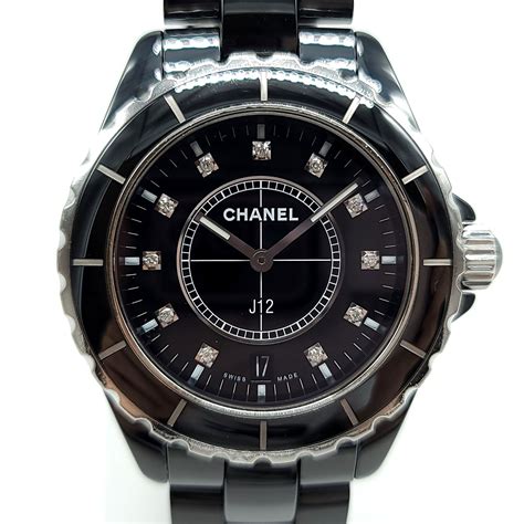 chanel black ceramic watch